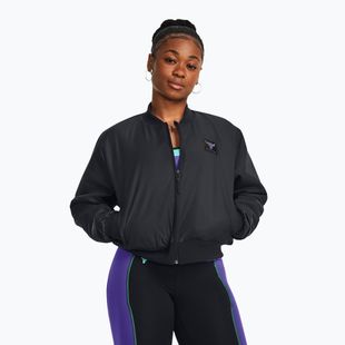 Kurtka damska Under Armour Project Rock Bomber black
