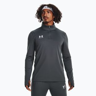 Bluza piłkarska męska Under Armour Challenger Midlayer castlerock/white