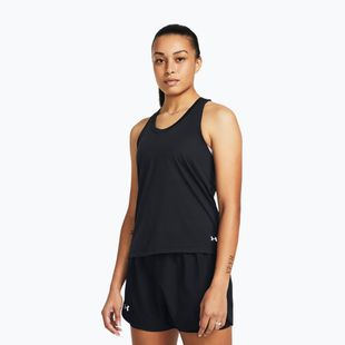 Koszulka do biegania damska Under Armour Launch Singlet black/reflective