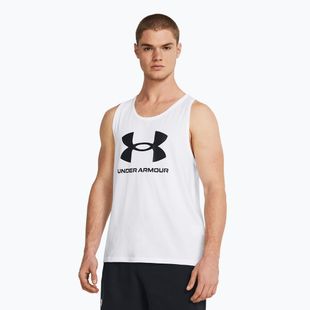 Koszulka męska Under Armour Sportstyle Logo white/black