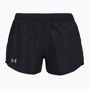 Spodenki do biegania damskie Under Armour Fly By 3" black/black/reflective