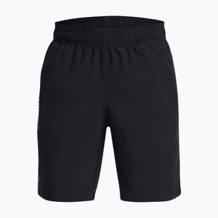 Spodenki treningowe dziecięce Under Armour Woven Wordmark black