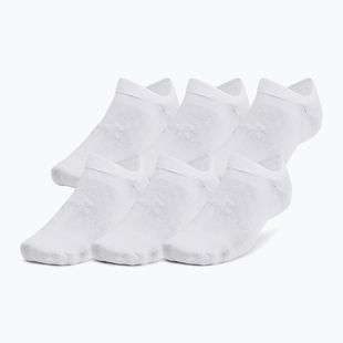 Skarpety Under Armour Essential No Show 6 par white/white/halo gray