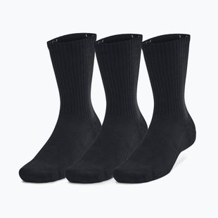 Skarpety Under Armour Training Cotton Crew 3 pary black/black/white