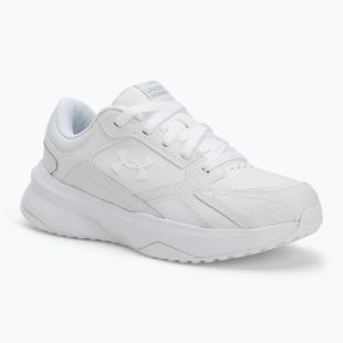 Buty treningowe damskie Under Armour Edge Leather white/white/white