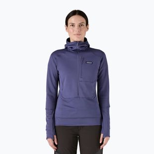 Kurtka softshell damska Patagonia R1 Hybrid Pullover Hoody solstice purple