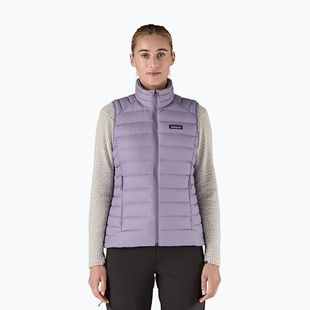 Bezrękawnik damski Patagonia Down Sweater concrete purple