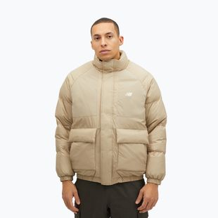 Kurtka puchowa męska New Balance NBX Academy Mix Down beige