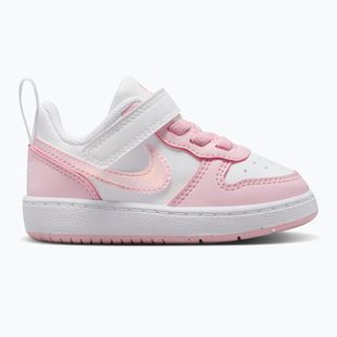 Buty dziecięce Nike Court Borough Low Recraft white/pink foam