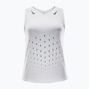 Koszulka do biegania damska Nike AeroSwift Dri-Fit ADV Singlet white/black/black