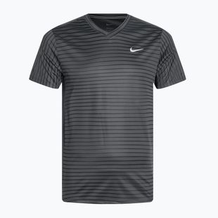 Koszulka tenisowa męska Nike Court Dri-Fit Top Novelty anthracite/white