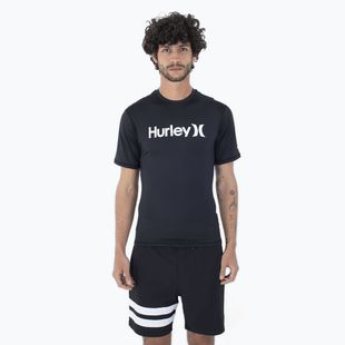 Koszulka męska Hurley O&O Quickdry Rashguard black
