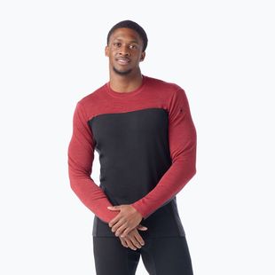 Bluza termoaktywna męska Smartwool Classic Thermal Merino Base Layer Colorblock Crew Boxed