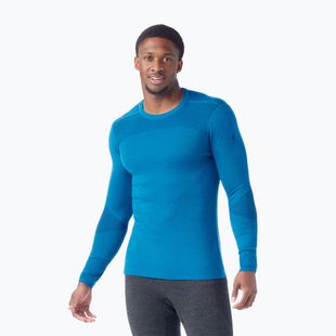 Bluza termoaktywna męska Smartwool Intraknit Thermal Merino Base Layer Crew nival blue/navy