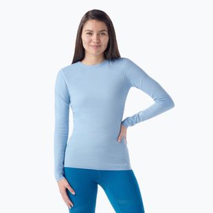 Longsleeve termoaktywny damski Smartwool Intraknit Thermal Merino Baselayer Crew serene blue/white