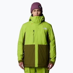 Kurtka narciarska męska The North Face Freedom Insulated meadow brass/forest olive