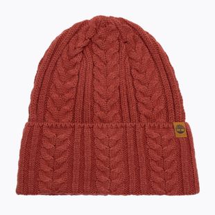 Czapka zimowa damska Timberland Cable Beanie garnet rose