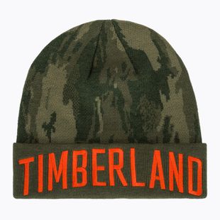 Czapka zimowa męska Timberland Camo Jacquard Hat leaf green