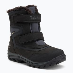 Śniegowce dziecięce Timberland Chillberg 2-Strap Gore-Tex jet black