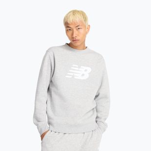 Bluza męska New Balance Sport Core Brushed Crew reflection/white/light arctic grey