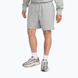 Spodenki męskie Nike Club French Terry Flow dark grey heather/light smoke grey/white