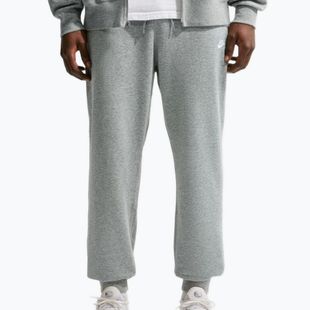 Spodnie męskie Nike Club French Terry Joggers dark grey heather/light smoke grey/white