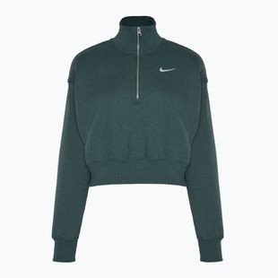Bluza damska Nike Sportswear Phoenix Fleece 1/2 Zip Cropped vintage green/ sail