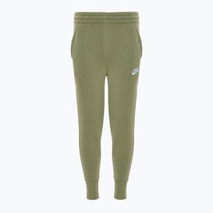 Spodnie dziecięce Nike Sportswear Club Fleece oil green/oil green/white