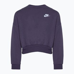 Bluza dziecięca Nike Sportswear Club Fleece dark raisin/white