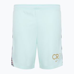 Spodenki piłkarskie dziecięce Nike CR7 Academy Dri-FIT barely green/ blue void/ metallic gold