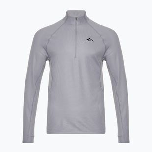 Bluza do biegania męska Nike Trail Dri-Fit 1/2 Zip cement grey/black