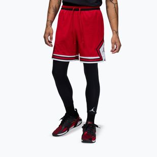 Spodenki koszykarskie męskie  Jordan Mesh Diamond 4" gym red/white/black