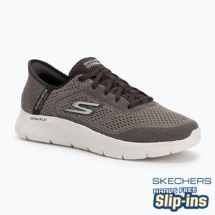 Buty męskie SKECHERS Slip-ins Go Walk Flex New World brown