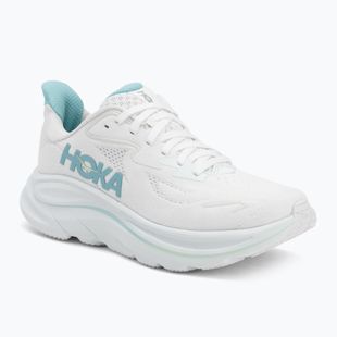 Buty do biegania damskie HOKA Clifton 10 white/cielo blue