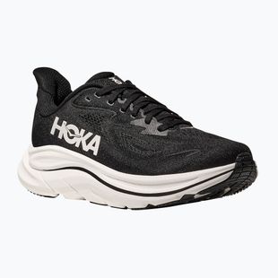 Buty do biegania damskie HOKA Clifton 10 Wide black/white