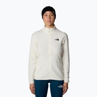 Bluza damska The North Face 100 Glacier FZ white dune/npf