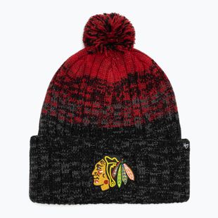 Czapka zimowa 47 Brand NHL Chicago Blackhakws Cascade black