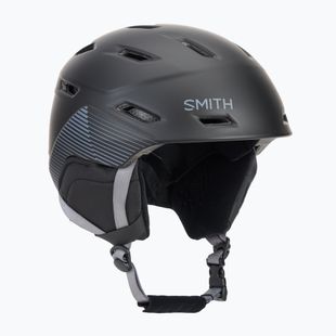 Kask narciarski Smith Mission matte black stripes