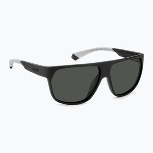 Okulary przeciwsłoneczne męskie Polaroid PLD 7053/S matte black/grey polarized