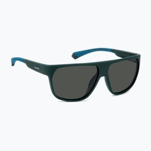 Okulary przeciwsłoneczne męskie Polaroid PLD 7053/S matte green/grey polarized