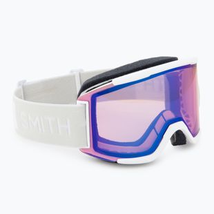 Gogle narciarskie Smith Squad white vapor/chromapop pro photochromic blue mirror