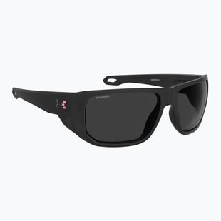 Okulary przeciwsłoneczne męskie Under Armour Attack 2 black multicolor/grey polarized oleophobic