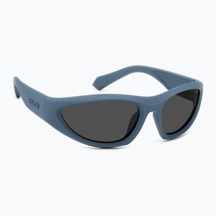 Okulary przeciwsłoneczne Polaroid PLD 2165/S matte blue/grey polarized