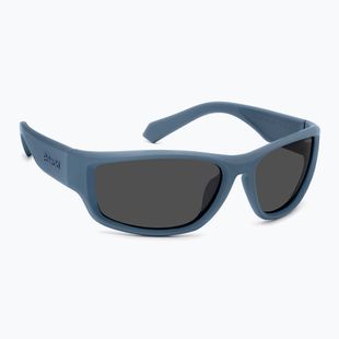 Okulary przeciwsłoneczne męskie Polaroid PLD 2166/S matte blue/grey polarized