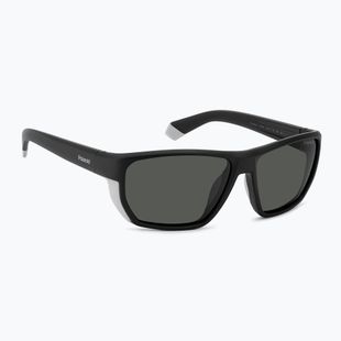 Okulary przeciwsłoneczne męskie Polaroid PLD 7057/S matte black/grey polarized