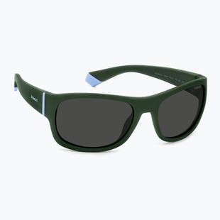 Okulary przeciwsłoneczne dziecięce Polaroid PLD 8064/S green/grey polarized