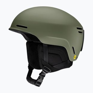 Kask narciarski Smith Method Mips matte fatigue green