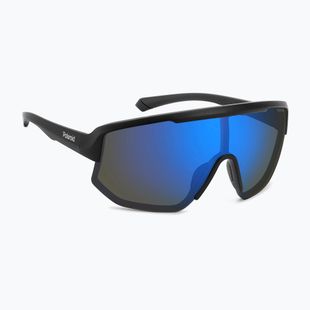 Okulary przeciwsłoneczne Polaroid PLD 7047/S matte black blue/blue mirror polarized