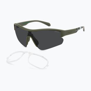 Okulary przeciwsłoneczne Polaroid PLD 7061/CI/S matte green/grey polarized