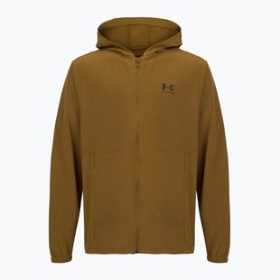 Kurtka treningowa męska Under Armour Vibe Woven Windbreaker coyote/black
